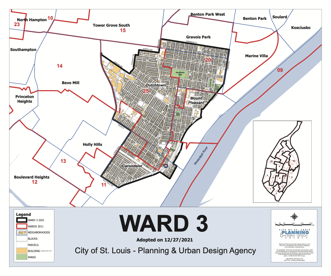 City Planning Ward 3 Map