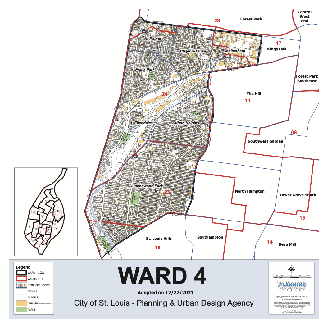 City Planning 4th Ward Map