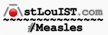 Measles logo treatment